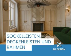 Sockelleisten, Zierleisten und Rahmen in SketchUp erstellen