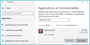 changer mettre sketchup français langue